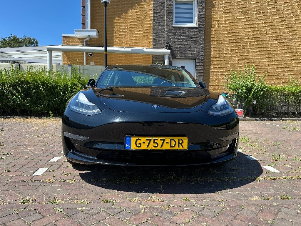 Tesla Model 3 2019 Zwart Standard RWD Plus 60 kWh SOH 88%, Auto's, Automaat, 238 pk, Achterwielaandrijving, Zwart
