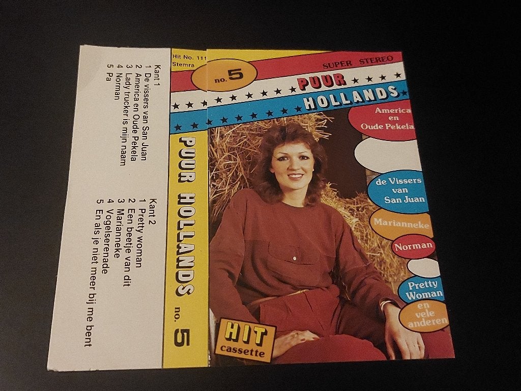 PUUR HOLLANDS NO. 5 (MC), Cd's en Dvd's, Gebruikt, 1 bandje, Ophalen of Verzenden, Origineel