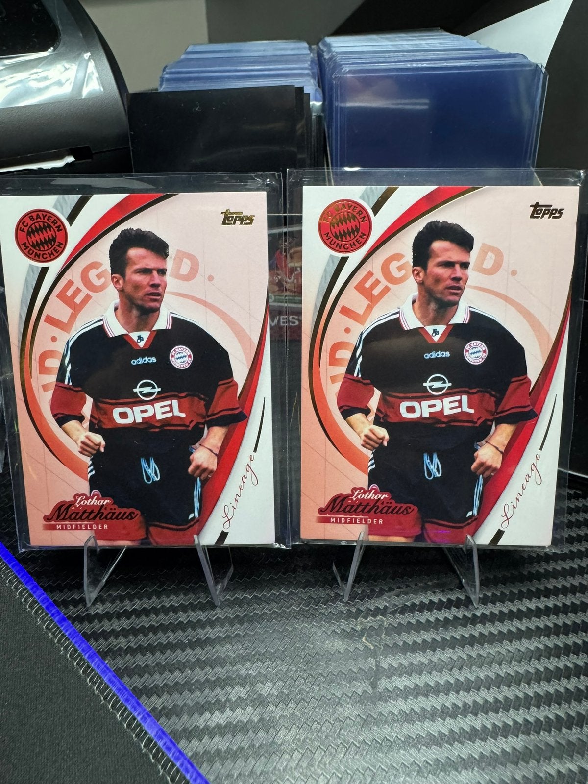 Lothar Matthäus Topps Lineage Legends #35 Bayern München, Ophalen of Verzenden, Zo goed als nieuw, Plaatje