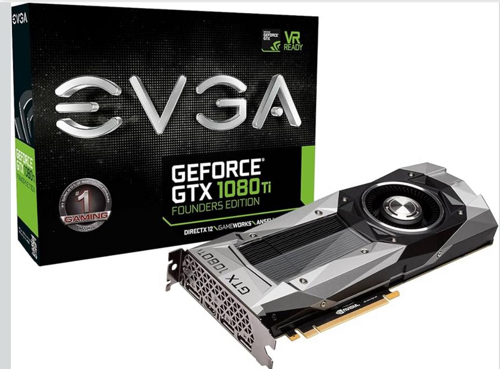 EVGA GTX 1080 Ti Founders Edition 11GB – premium, Computers en Software, Videokaarten, PCI-Express 3, HDMI, Ophalen of Verzenden