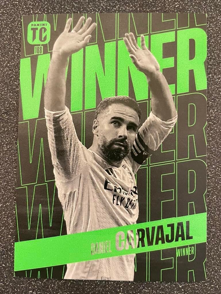 Panini Top Class 2025    WINNER    CARVAJAL    REAL MADRID, Verzenden, Zo goed als nieuw, Plaatje