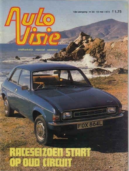 Autovisie 20 1973 : Mazda 1000C - Opel Rekord 1900, Ophalen of Verzenden, Gelezen, Algemeen