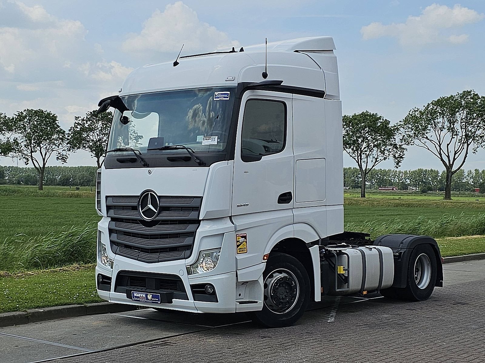 MERCEDES-BENZ ACTROS 1845 LS, Automaat, Euro 6, Wit, Mercedes-Benz