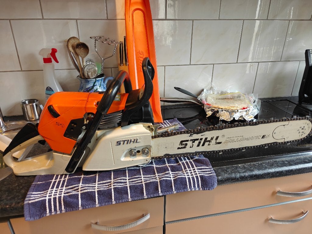 Stihl MS441 C-Q kettingzaag, Ophalen, Zo goed als nieuw, Overige soorten