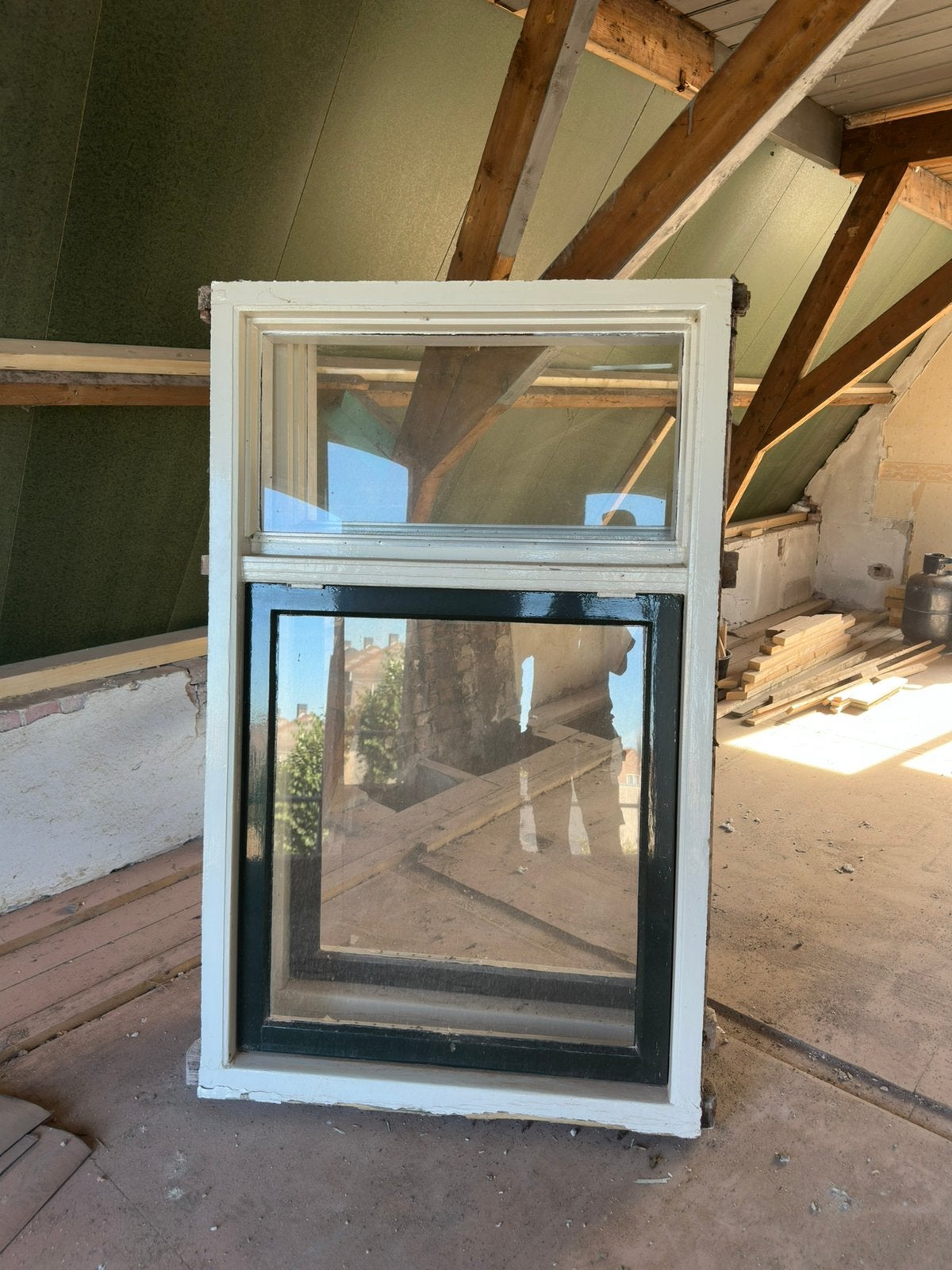 3 x kozijn met val/kiep raam, Doe-het-zelf en Verbouw, Ophalen, Raamkozijn, Zo goed als nieuw, 75 tot 150 cm