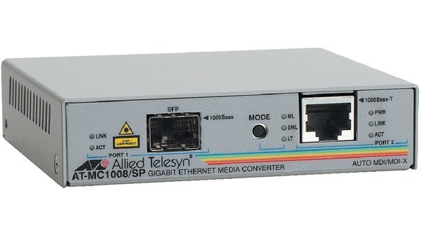 Allied Telesis AT-MC1008/SP Gigabit Ethernet Media Converter, Computers en Software, Netwerk switches, Niet ingevuld, Niet ingevuld