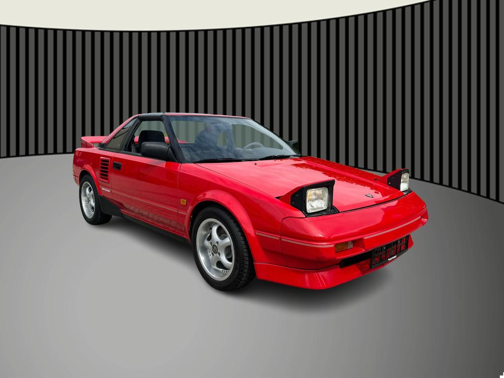 Toyota MR2 1.6 TC 16V Targa (bj 1990), Auto's, Zwart, Origineel Nederlands, Bedrijf, Handgeschakeld