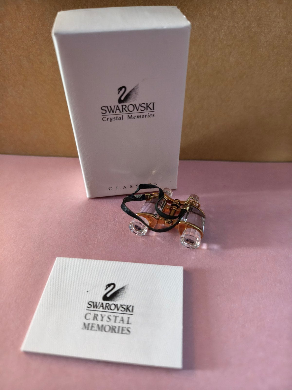 Swarovski Crystal Memories Verrekijker Miniatuur, Ophalen of Verzenden, Zo goed als nieuw, Figuurtje