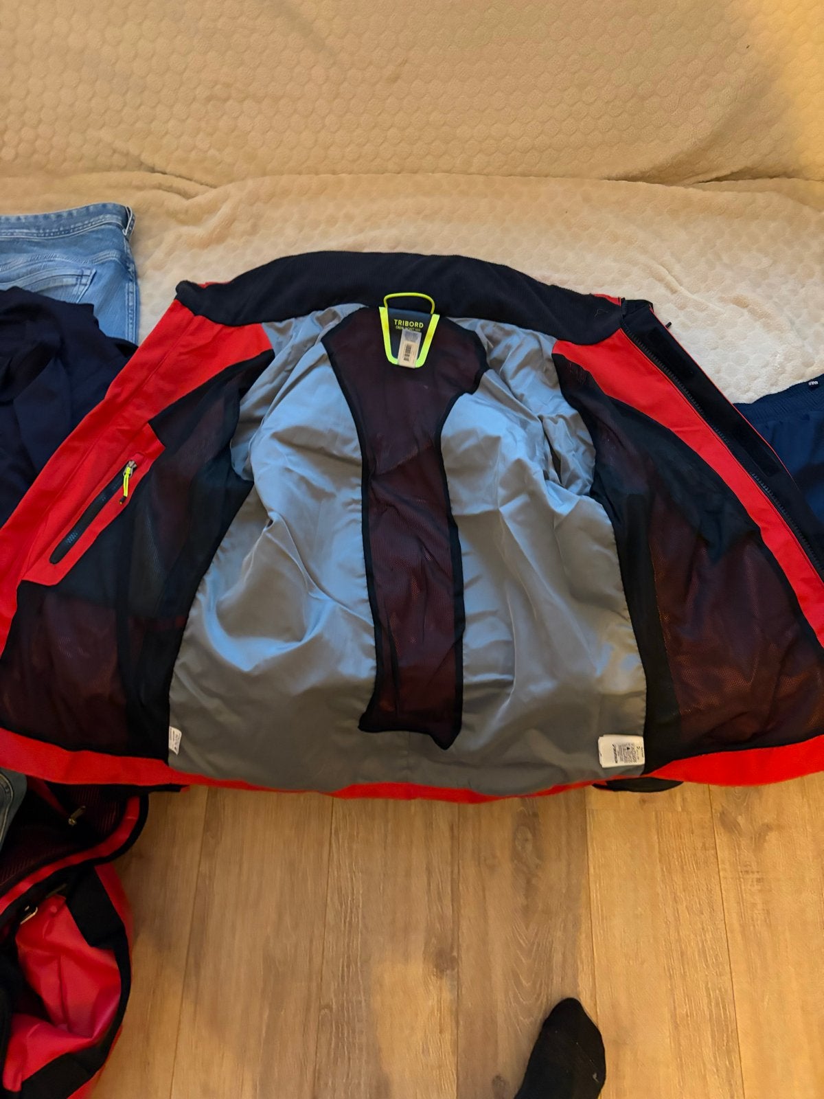 Tribord Zeiljack Crew Jacket 500 Maat L, Ophalen of Verzenden, Gebruikt, Dame of Heer, Zeiljack