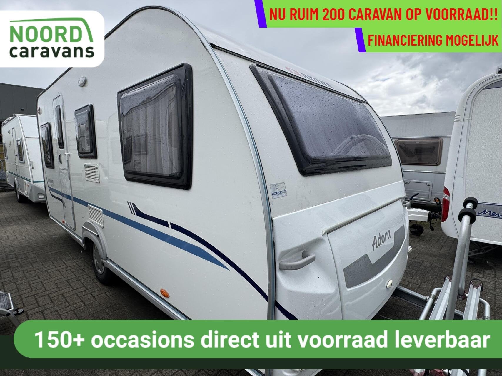 Adria ADORA 472 LU, ENKELE BEDDEN, RONDZIT, MOVER, VOORTENT, Caravans en Kamperen, Caravans, Mover, Bedrijf, Adria, 6 tot 7 meter