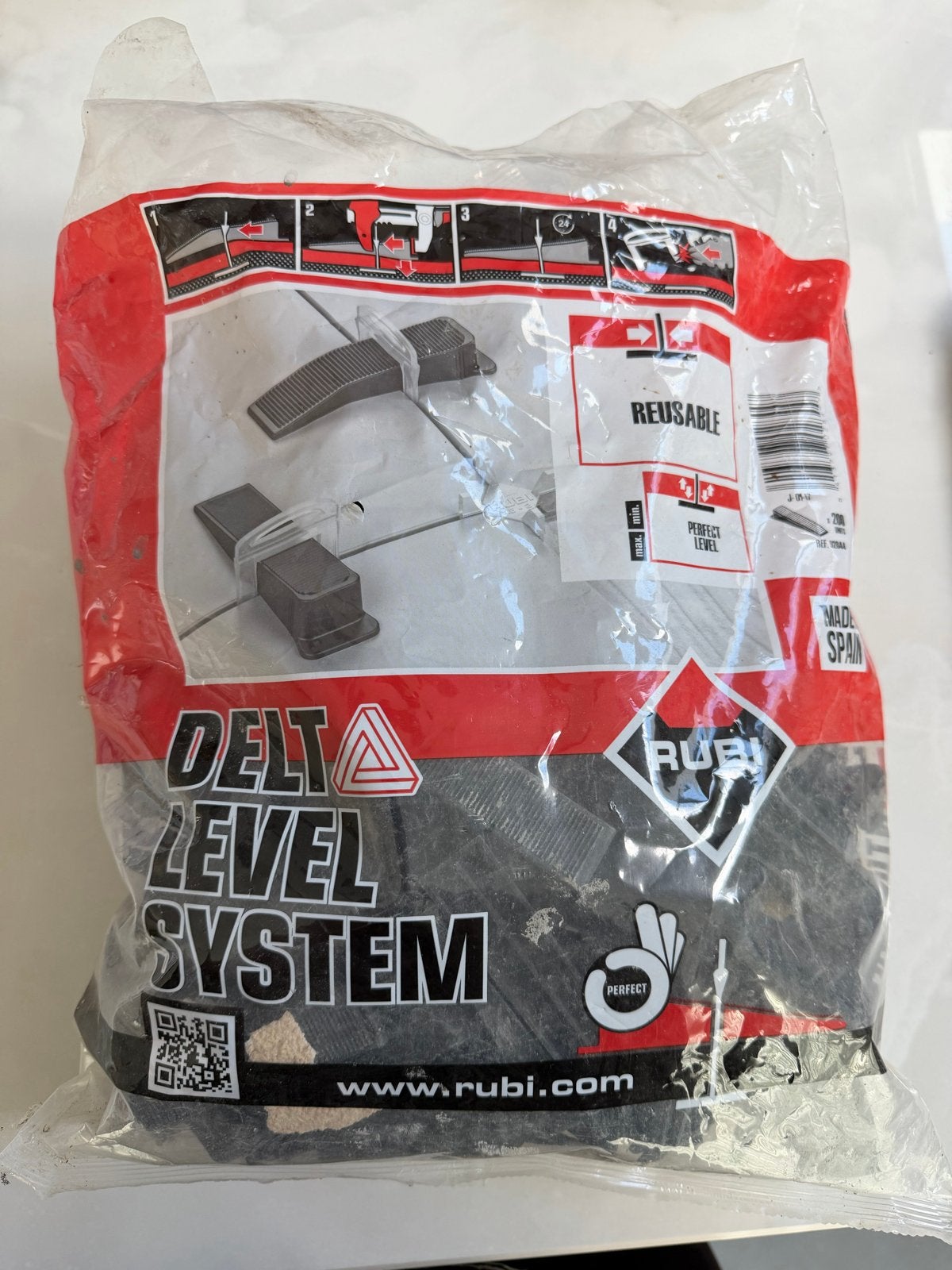 Rubi Delta Level System - Tegel Nivelleersysteem, Overige materialen, Overige typen, Ophalen of Verzenden, Minder dan 5 m²