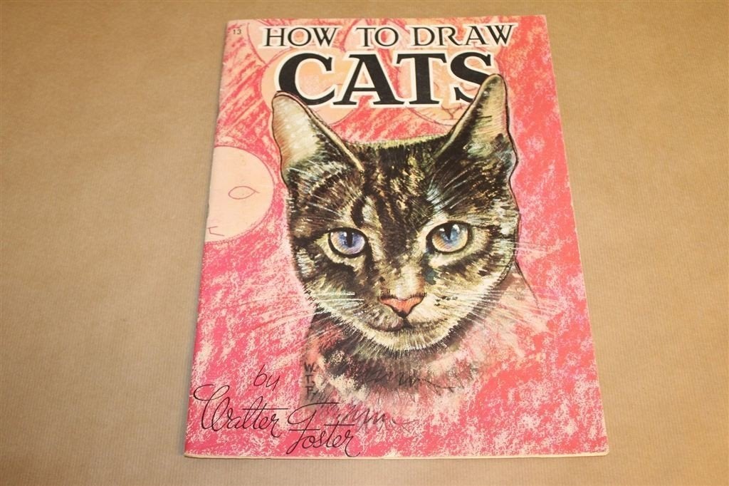 How to Draw Cats — Walter Foster Art Books, Vintage 1984, Verzenden, Gelezen, Overige onderwerpen