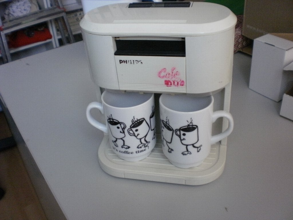 Philips café duo koffiezetapparaatje, Gebruikt, Overige modellen, Gemalen koffie, Ophalen of Verzenden