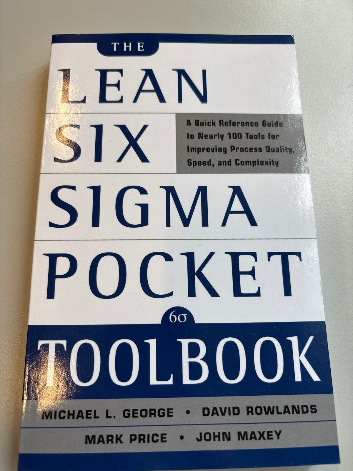 The Lean Six Sigma Pocket Toolbook - Management, Ophalen of Verzenden, Nieuw, Management