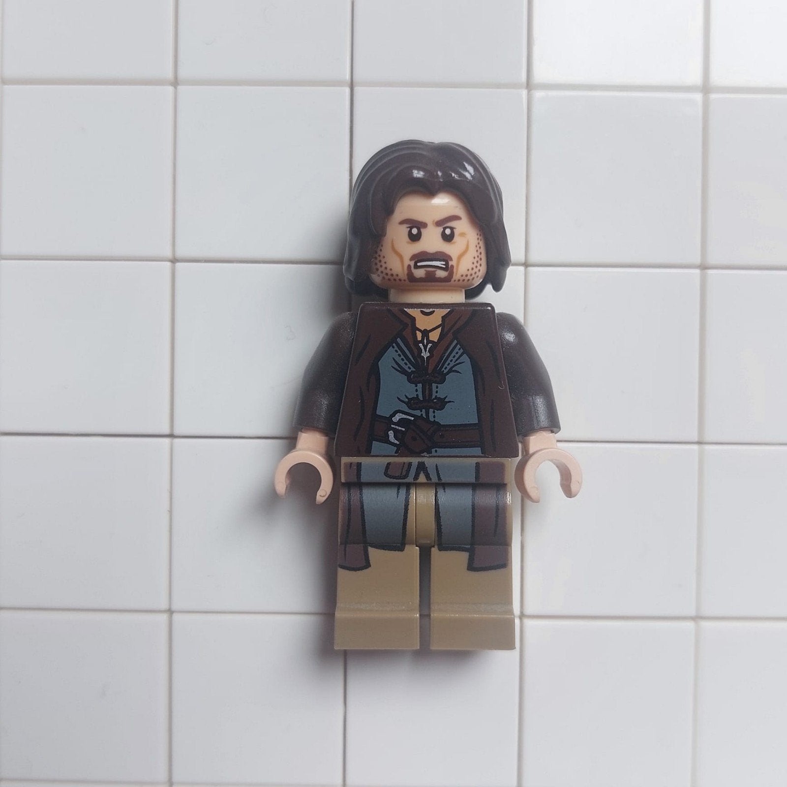 LEGO Lord of the Rings Minifig - Aragorn - lor018, Ophalen of Verzenden, Zo goed als nieuw