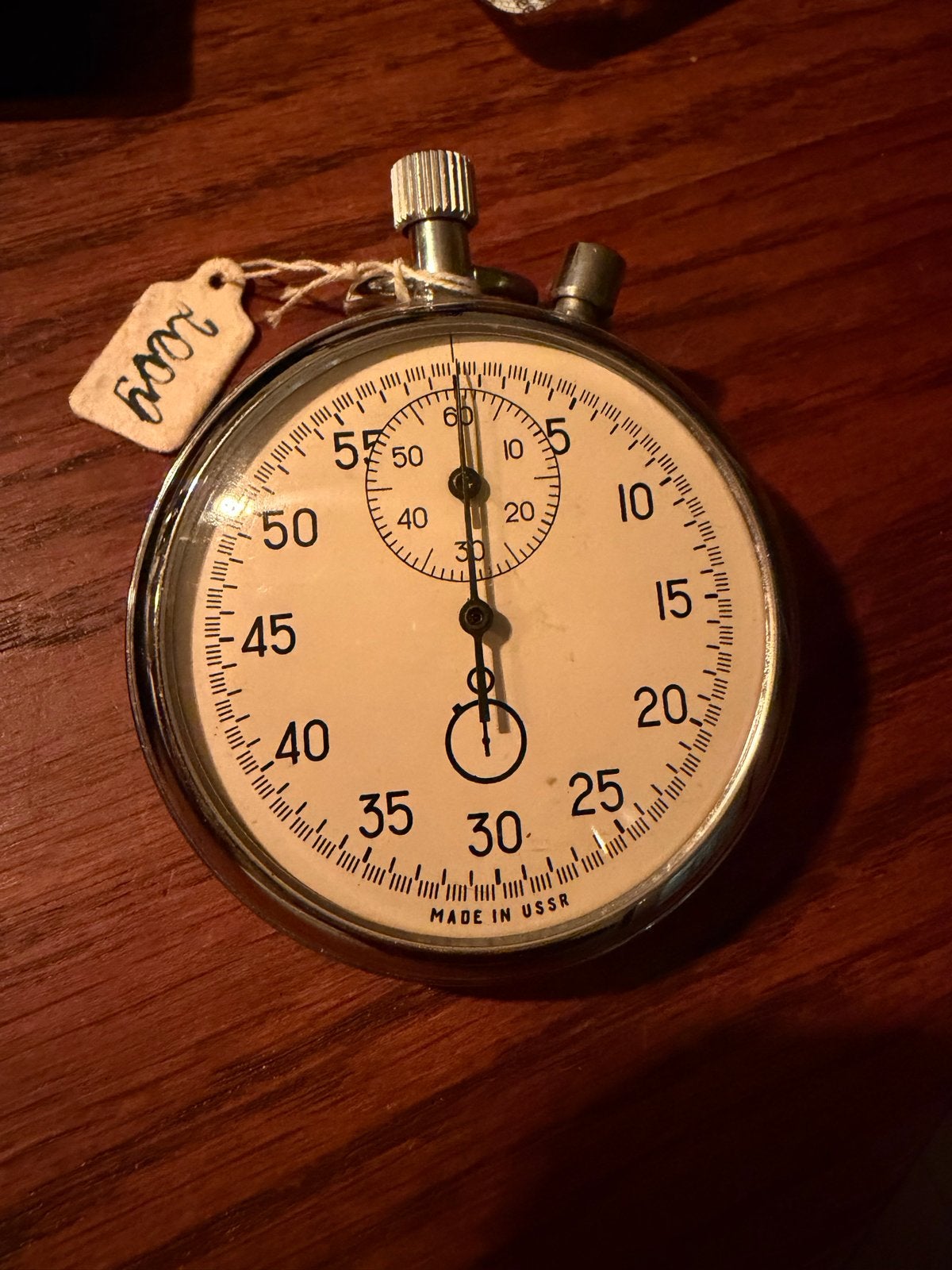 Vintage USSR Agat Stopwatch (juli 1977) – Helemaal Compleet!, Ophalen of Verzenden