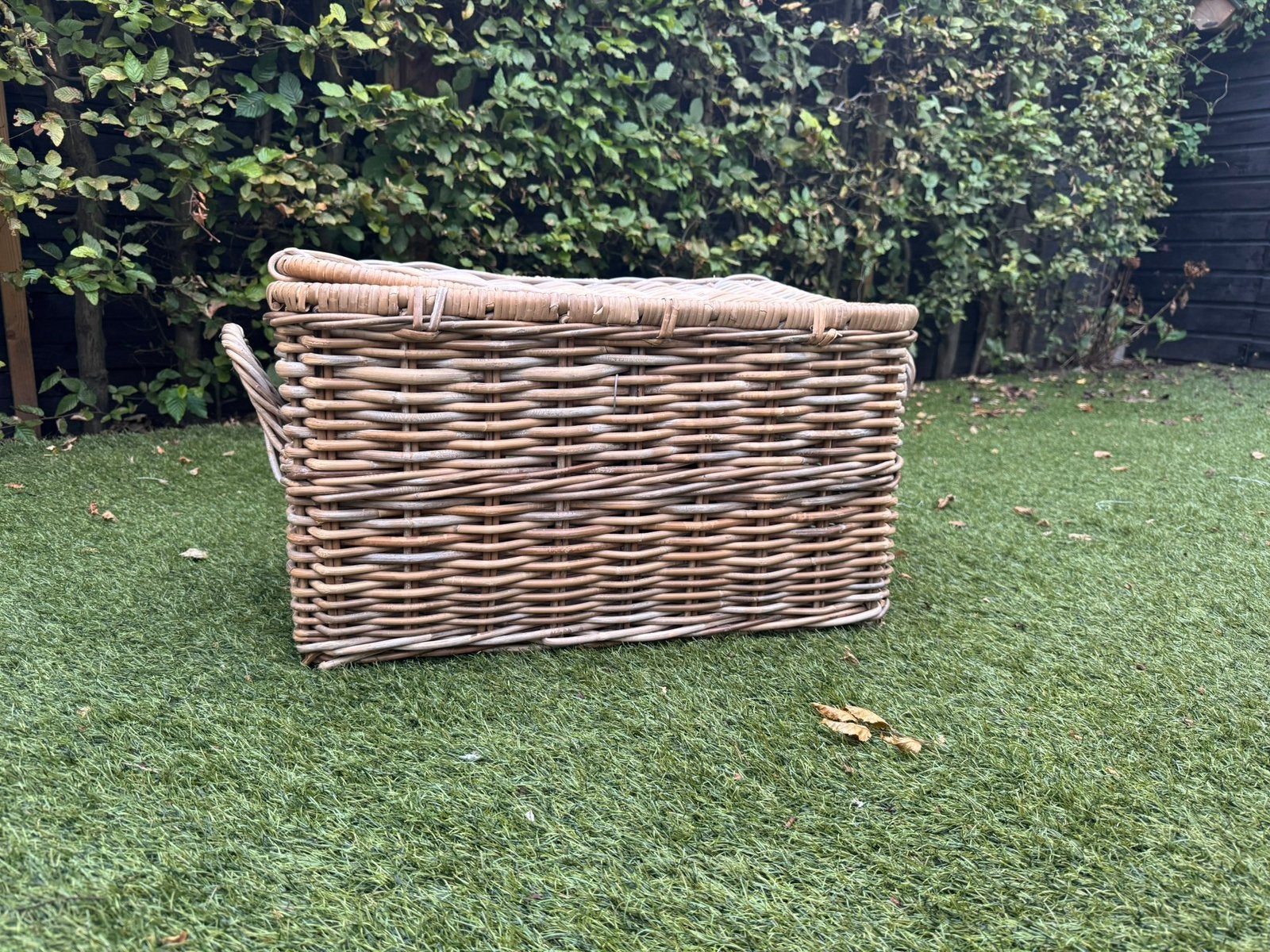 Rotan fietmand groot (62x37xH38), Ophalen, Zo goed als nieuw, Fietsmand