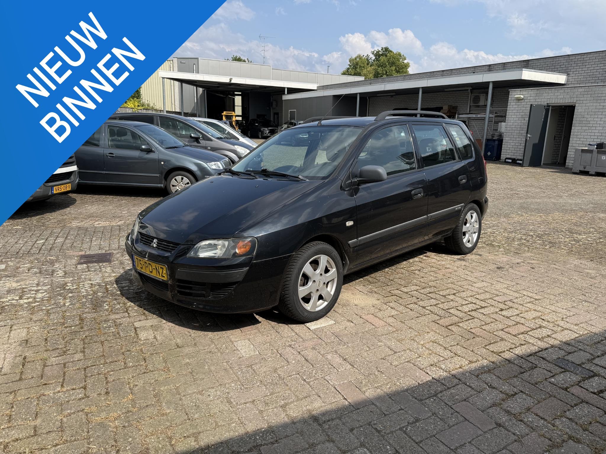 Mitsubishi Space Star 1.6 Shogun SE | HANDEL/MEENEEMPRIJS |, Stof, Gebruikt, Zwart, 4 cilinders