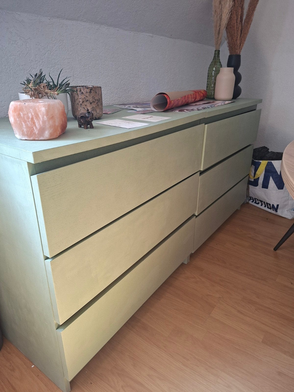 2 ladekasten van 3 lades ikea Lichtgroen, Ophalen, Gebruikt, 100 tot 150 cm, Modern, Scandinavisch