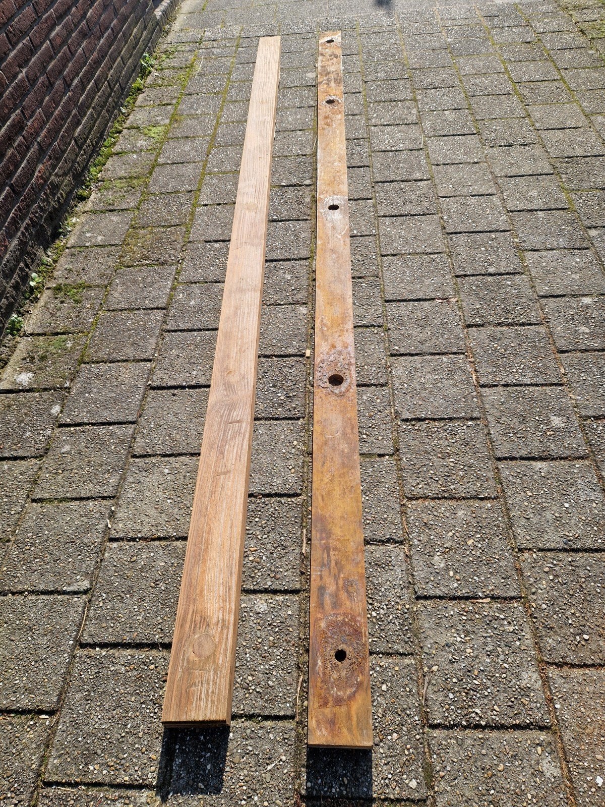 Gebruikte houten teak planken., Ophalen, Gebruikt, Zeilboot of Motorboot