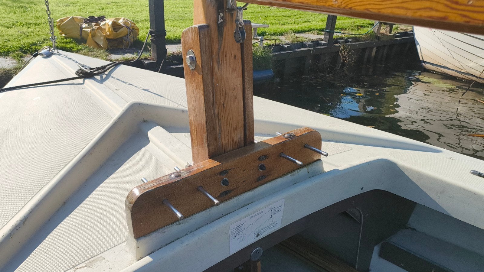 Valk open zeilboot polyvalk, Watersport en Boten, Ophalen, Gebruikt, Anker, Polyester