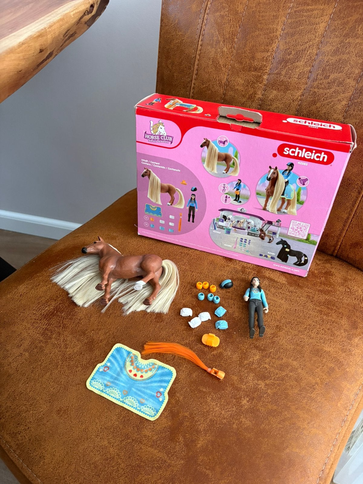 Schleich horse club set 42585, Ophalen of Verzenden, Zo goed als nieuw