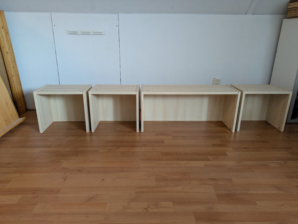 Ikea BILLY bovendeel Berken, 3 x 40 en 1 maal 80 breed, Ophalen, 50 tot 100 cm, Zo goed als nieuw, Minder dan 100 cm