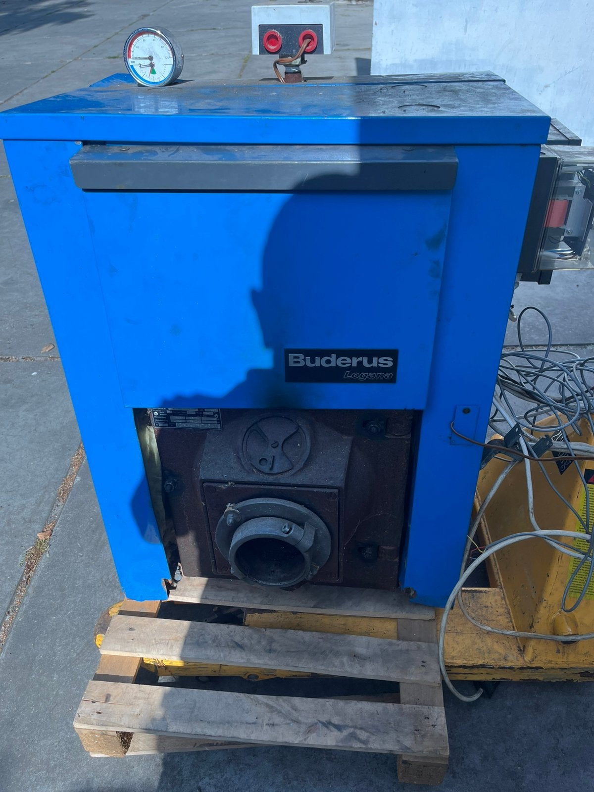 Buderus Logan olie diesel kachel cv stookolie mazout 21-29KW, Huis en Inrichting, Kachels, Ophalen, Gebruikt, Vrijstaand, Overige soorten