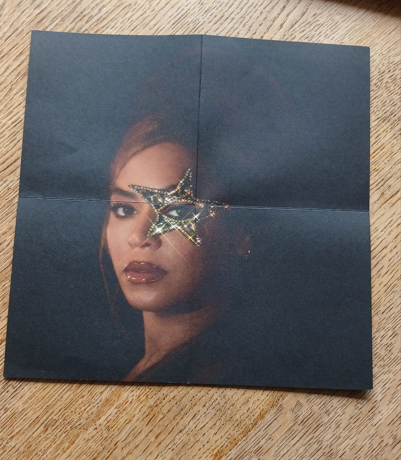 Beyoncé CD poster (geen CD), Ophalen of Verzenden
