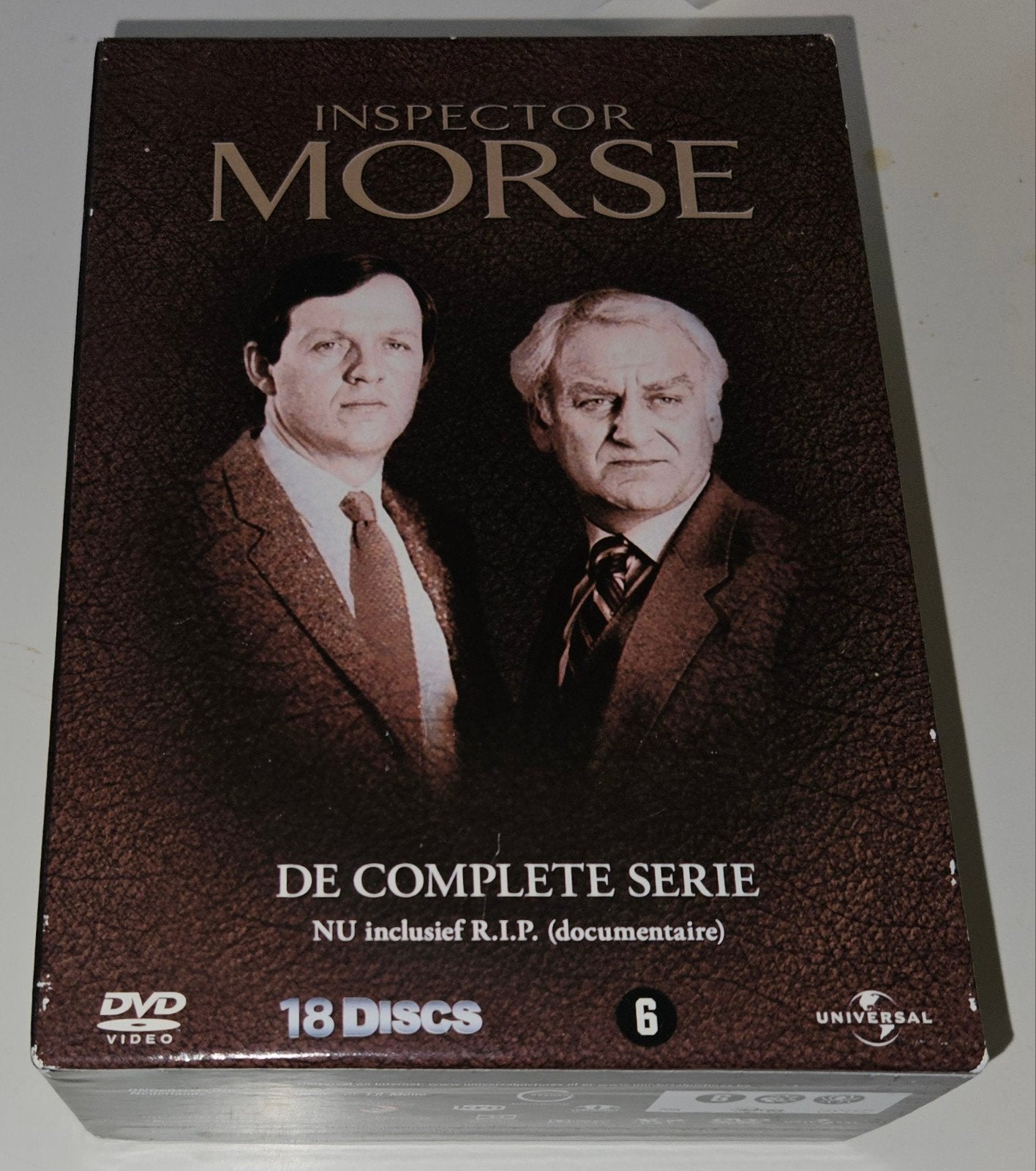 Inspector Morse - De Complete Serie (DVD, 18 Discs), Gebruikt, Inclusief doosje, Misdaad, Ophalen of Verzenden