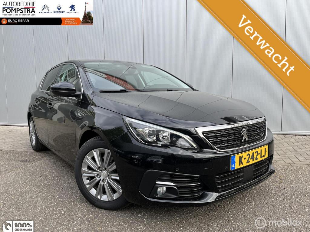 Peugeot 308 1.2 PureTech 131 PK Allure/PANODAK/NAVI/TREKHAAK, Stof, Euro 6, Zwart, Origineel Nederlands