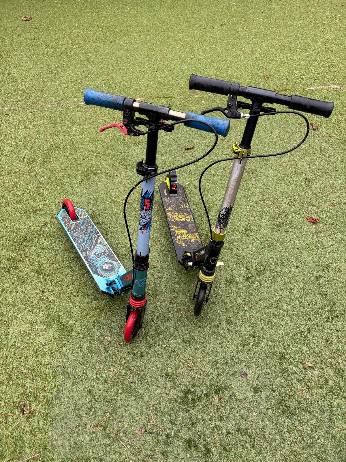 Twee gebruikte Oxelo steps - ideaal voor kinderen, Fietsen en Brommers, Ophalen, Gebruikt, Gewone step