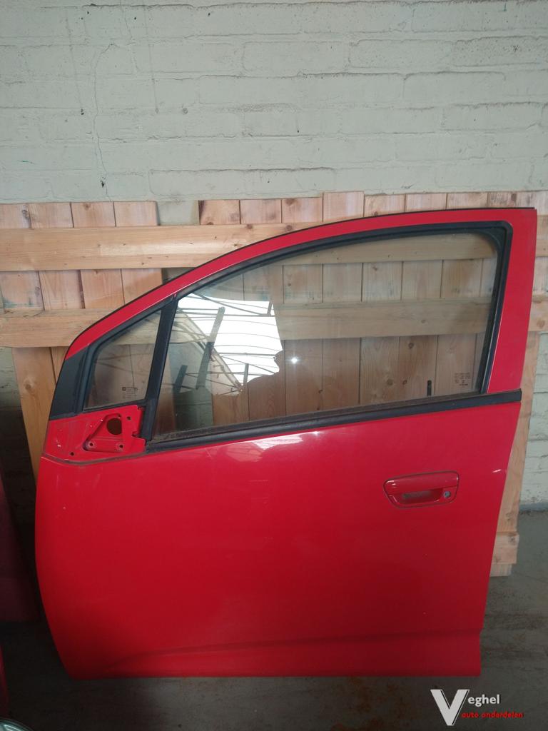 Chevrolet spark deur lv  rood, Ophalen, Gebruikt, -, Deur