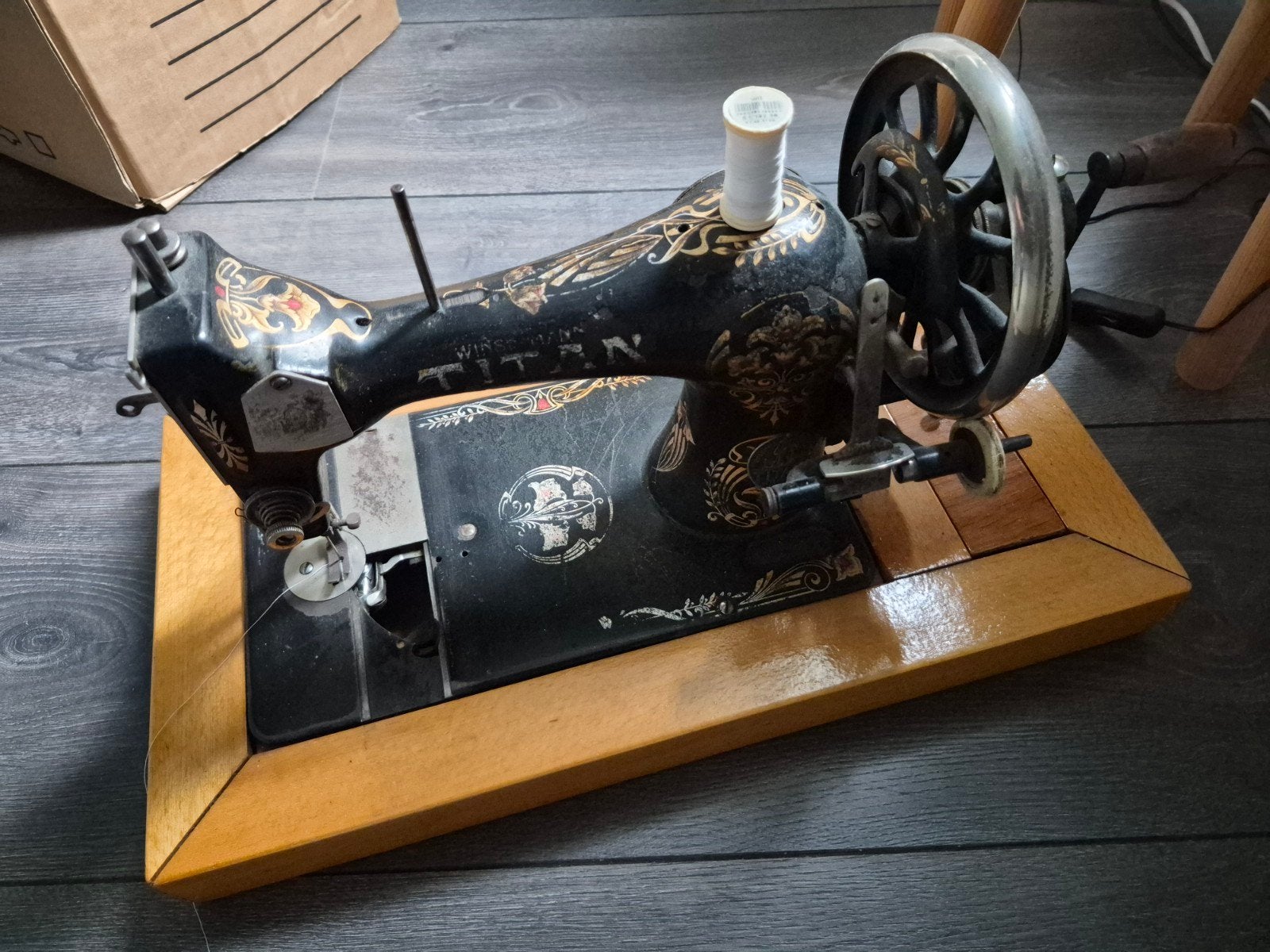 Antieke Singer naaimachine - heeft liefde nodig, Ophalen, Gebruikt, Naaimachine, Singer