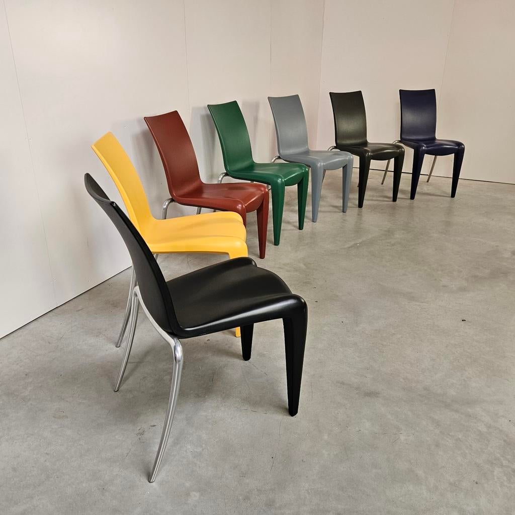 Kleurrijke stapelbare stoelen set, Philippe Starck, Vitra, Huis en Inrichting, Stoelen, Gebruikt, Overige kleuren, Vintage, Ophalen of Verzenden