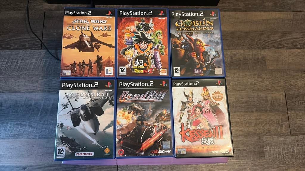 6 Playstation 2 spellen, Spelcomputers en Games, Spelcomputers | Sony PlayStation 2, Ophalen of Verzenden, Zo goed als nieuw, Met 1 controller
