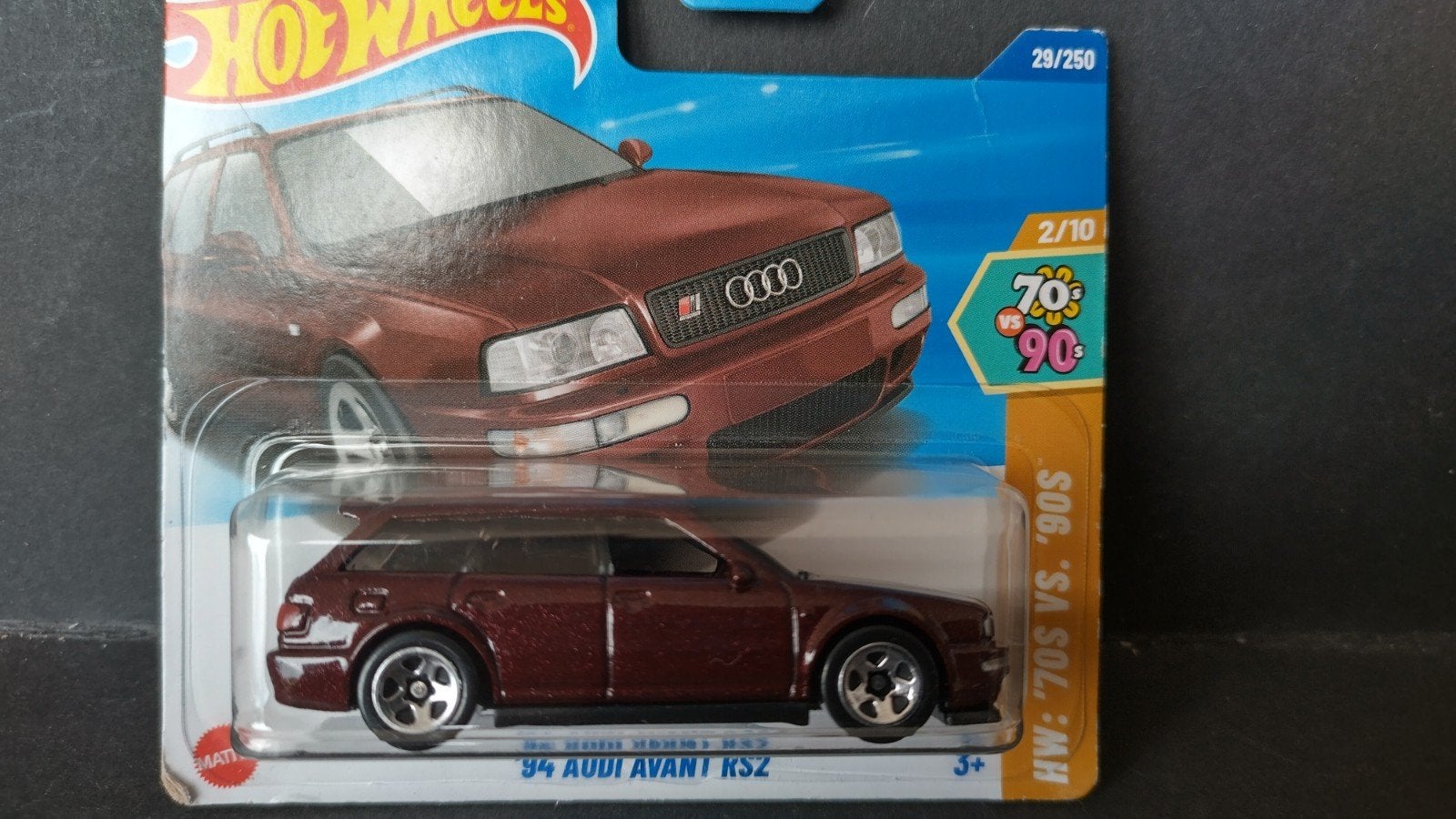 Audi RS2 avant red 1:64 Hotwheels Pol, Auto, Verzenden, ., Nieuw