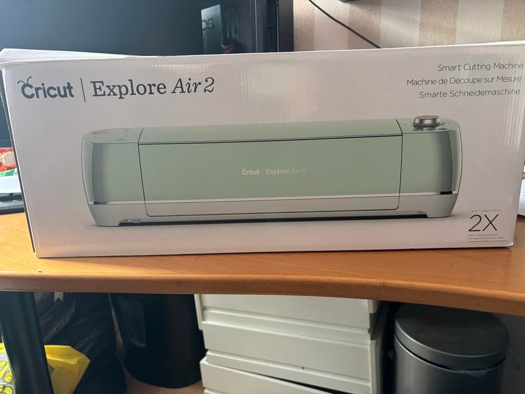 Cricut Explore Air 2 Snijmachine - Zo goed als nieuw, Geschikt voor snijden, Groen, Ophalen of Verzenden, Zo goed als nieuw
