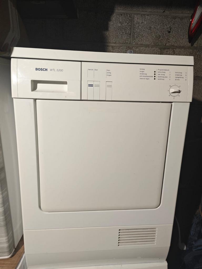 Bosch WTL5200 Condensdroger (gratis bezorging), Witgoed en Apparatuur, Gebruikt, 4 tot 6 kg, Anti-kreukfase, Ophalen of Verzenden