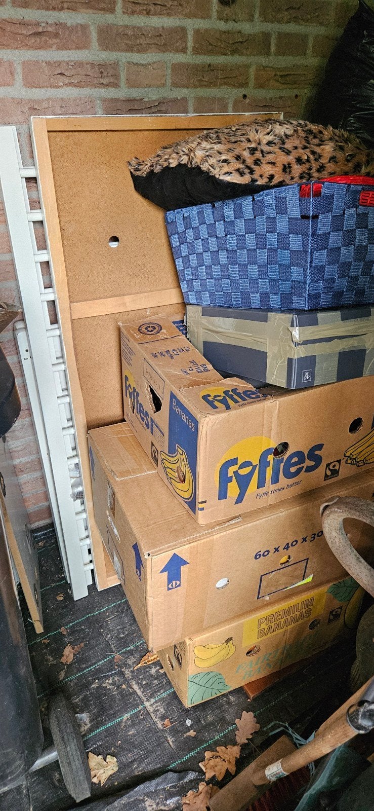 rommelmarkt spullen, Ophalen, Gebruikt