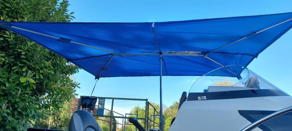 Schaduwzeil,bootzeil, Tuin en Terras, Overkappingen, Ophalen, Gebruikt, Overige typen