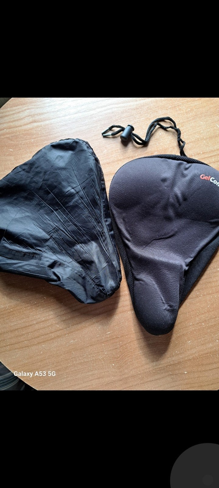 GelComfort fietszadelhoes en regenhoes, Ophalen of Verzenden, Zo goed als nieuw, GelComfort