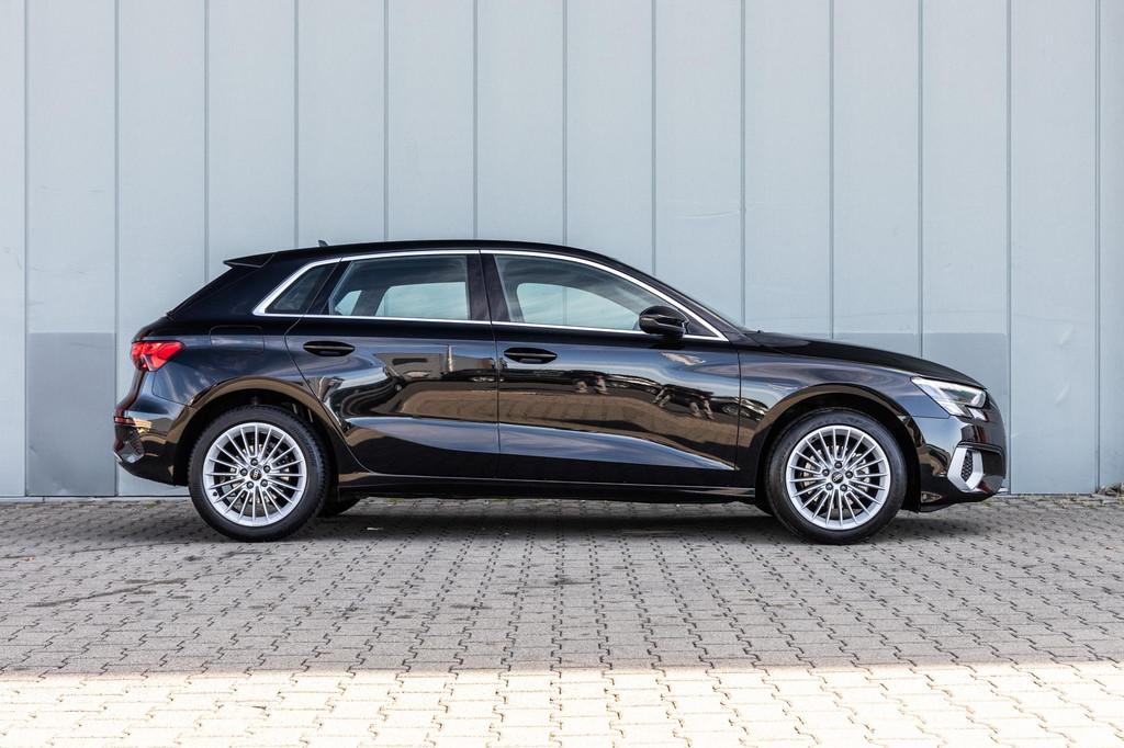 Audi A3 Sportback 30 TFSI 110pk S-tronic Advanced Edition |, Auto's, 12 maanden, Stof, Gebruikt, Zwart