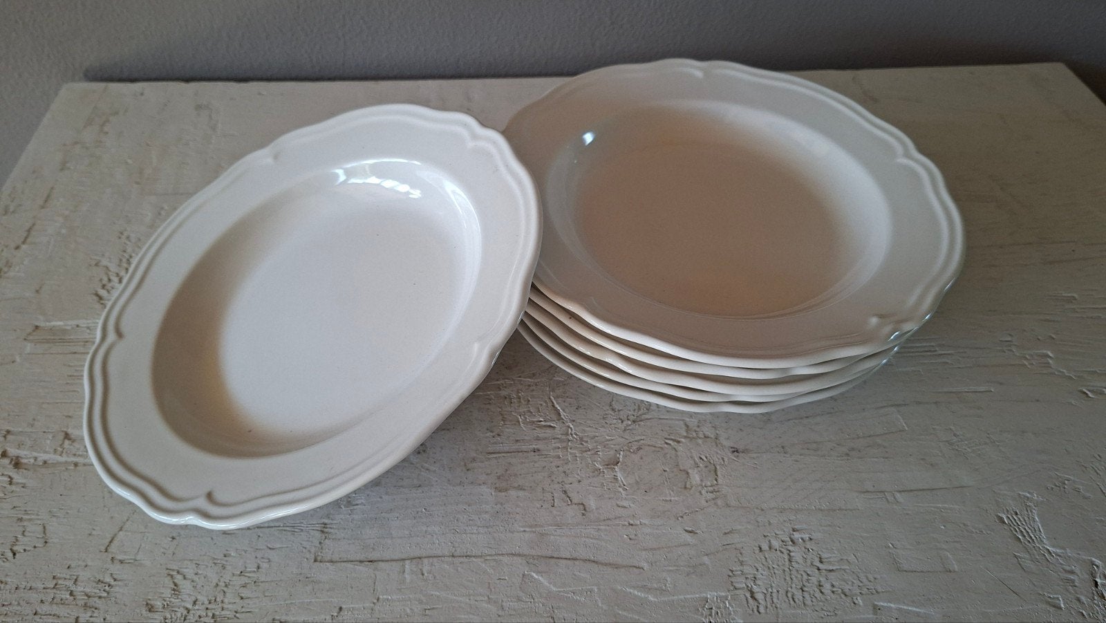 6x IKEA ARV diepe borden wit 26 cm nieuw, IKEA, Ophalen of Verzenden, Zo goed als nieuw, Bord(en)