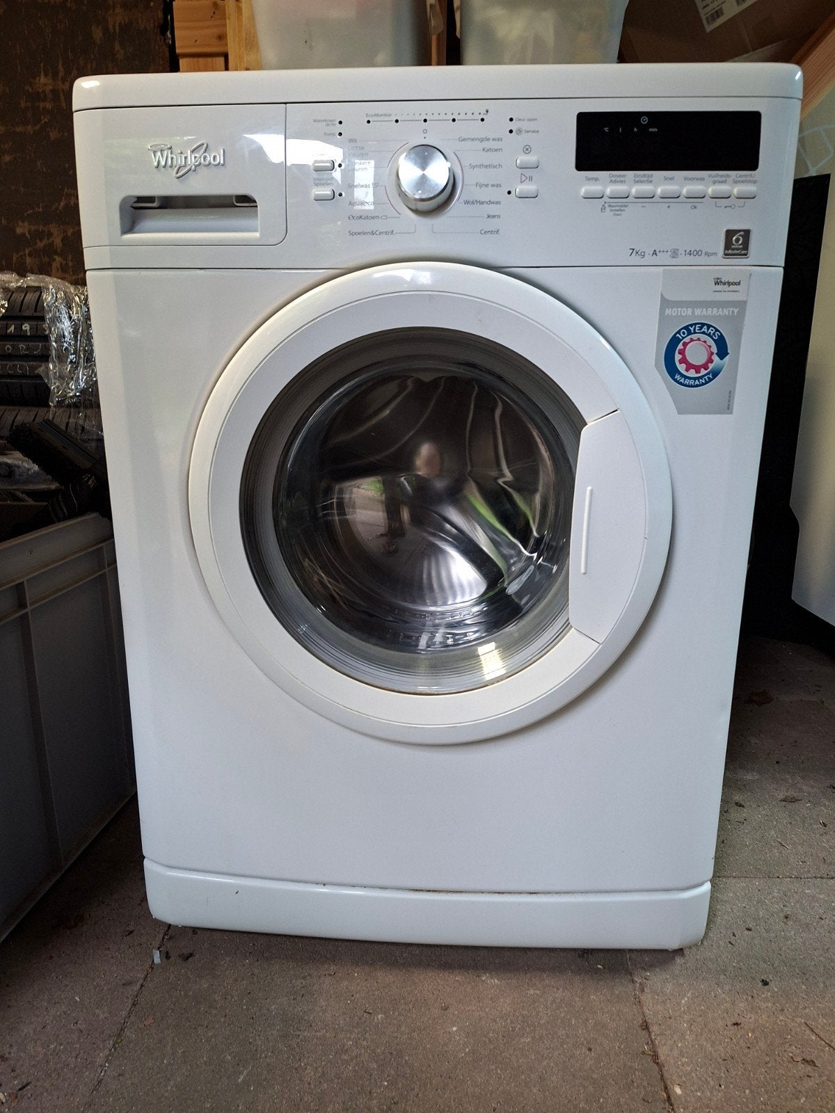Whirlpool AWO 8587 SM Wasmachine - 7kg, A+++, 1400 toeren, Witgoed en Apparatuur, Wasmachines, Ophalen, Gebruikt, Voorlader, Energieklasse A of zuiniger