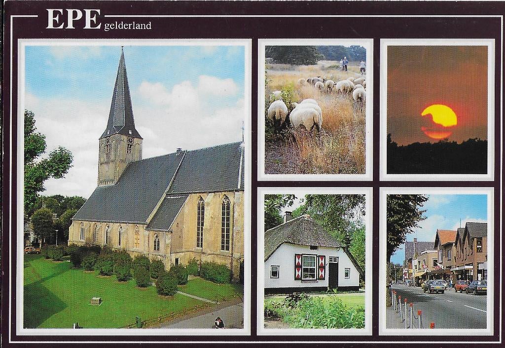 Epe gelopen ansichtkaart ( 1008 ), Ophalen of Verzenden, 1980 tot heden, Gelopen, Gelderland