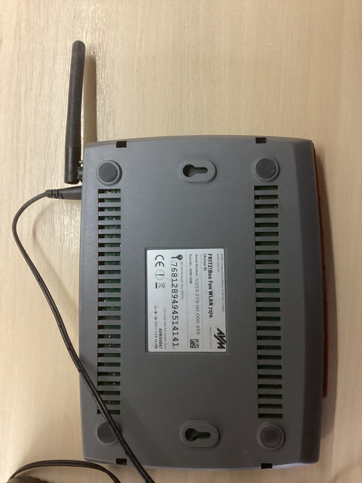 AVM FRITZ!Box Fon WLAN 7270 Router met modem, Ophalen of Verzenden, Gebruikt, Router met modem