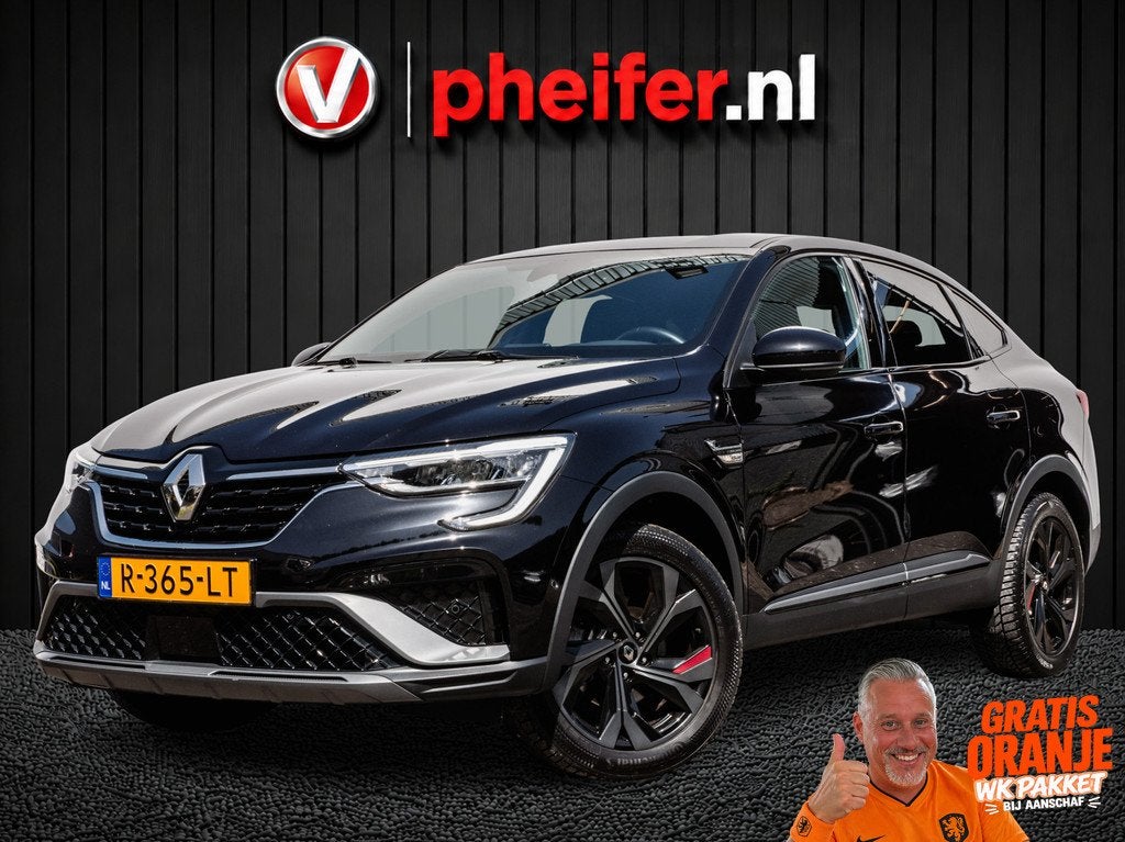 Renault Arkana 1.6 E-Tech Hybrid 145 R.S. Line Leer/ Camera/, Arkana, Gebruikt, Met garantie (alle), 760 kg