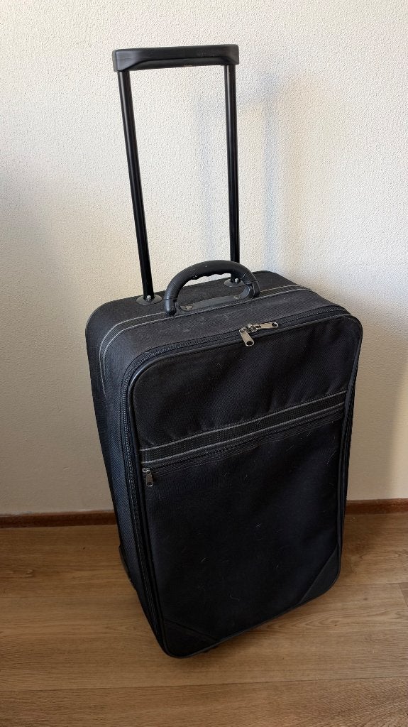 Koffer, 60 tot 70 cm, Uitschuifbare handgreep, Gebruikt, Hard kunststof