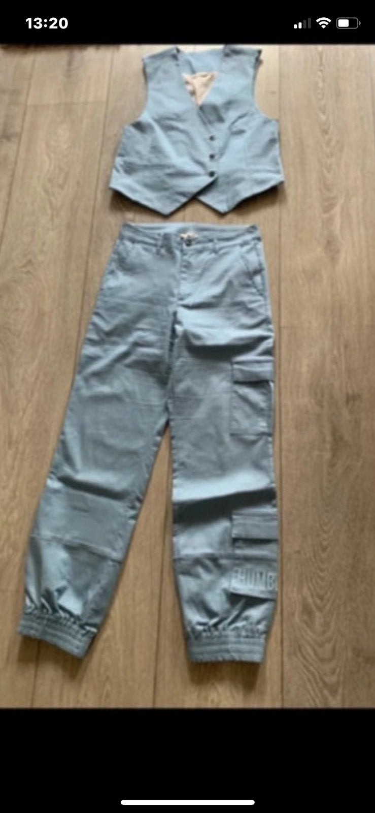 Broekpak Humble, Blauw, Ophalen of Verzenden, Zo goed als nieuw, Maat 36 (S)